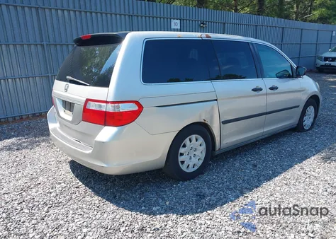 2006 Honda Odyssey Lx из США, поврежденный, VIN 5FNRL38256B028733